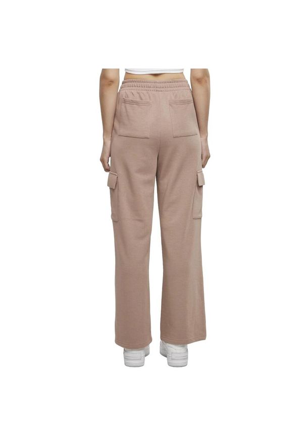 Urban Classics - Lekkie Spodnie Dresowe Dla Kobiet. Kolor: różowy. Materiał: dresówka