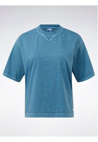 Reebok T-Shirt Classics Natural Dye Boxy T-Shirt HT7857 Niebieski. Kolor: niebieski. Materiał: bawełna #5