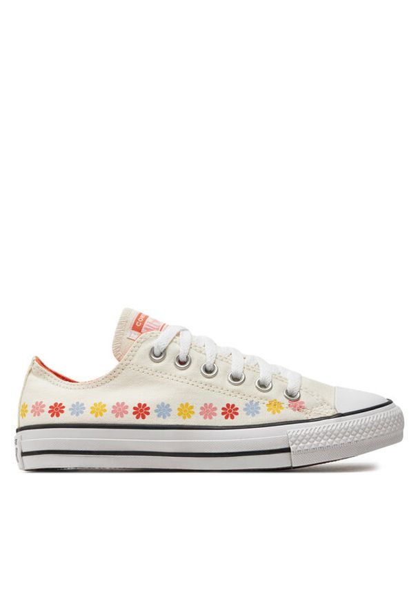 Converse Trampki Chuck Taylor All Star Floral A08107C Beżowy. Kolor: beżowy