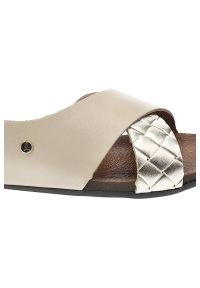 Beżowe Sandały Lemar Modne Buty Na Lato. Okazja: na co dzień. Zapięcie: rzepy. Kolor: beżowy. Wzór: motyw zwierzęcy, grochy. Materiał: skóra. Sezon: lato. Obcas: na obcasie. Styl: casual, boho. Wysokość obcasa: niski #6