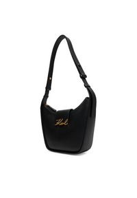 Karl Lagerfeld - KARL LAGERFELD Torebka A3W30046 Czarny. Kolor: czarny. Materiał: skórzane