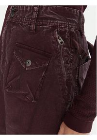 G-Star RAW - G-Star Raw Spodnie materiałowe Cargo 3D D27025-D388 Fioletowy Boyfriend Fit. Kolor: fioletowy. Materiał: bawełna #4