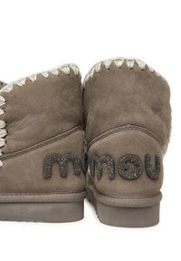 Mou Śniegowce MU.FW101050A Czarny. Kolor: czarny. Materiał: zamsz, skóra #5