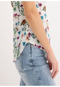 bonprix - Bluzka koszulowa. Kolor: biały. Długość rękawa: krótki rękaw. Długość: krótkie #2