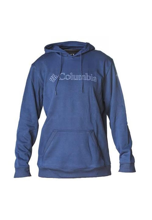columbia - Bluza sportowa męska Columbia 1681664492. Typ kołnierza: kaptur. Kolor: niebieski. Materiał: poliester, bawełna