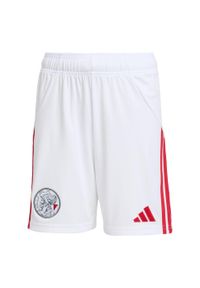 Adidas - Szorty Ajax Amsterdam 25/26 Home Kids. Kolor: biały. Sport: piłka nożna