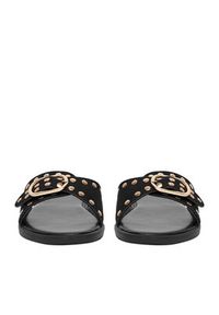 DeeZee Klapki CEO-LB-F9963-YLD Czarny. Kolor: czarny. Materiał: materiał #6