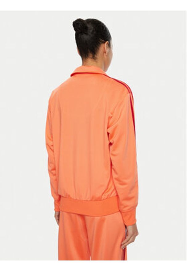 Adidas - adidas Bluza adicolor Classic Firebird JP2294 Pomarańczowy Loose Fit. Kolor: pomarańczowy. Materiał: syntetyk