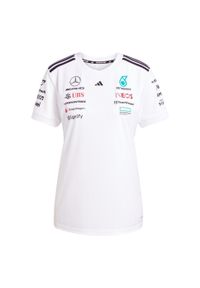 Adidas - Koszulka Mercedes - Amg Petronas Formula One Team Driver. Kolor: czarny, biały, wielokolorowy. Materiał: materiał. Sport: fitness