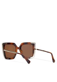 Max Mara Okulary przeciwsłoneczne MM0051 53E Brązowy. Kolor: brązowy