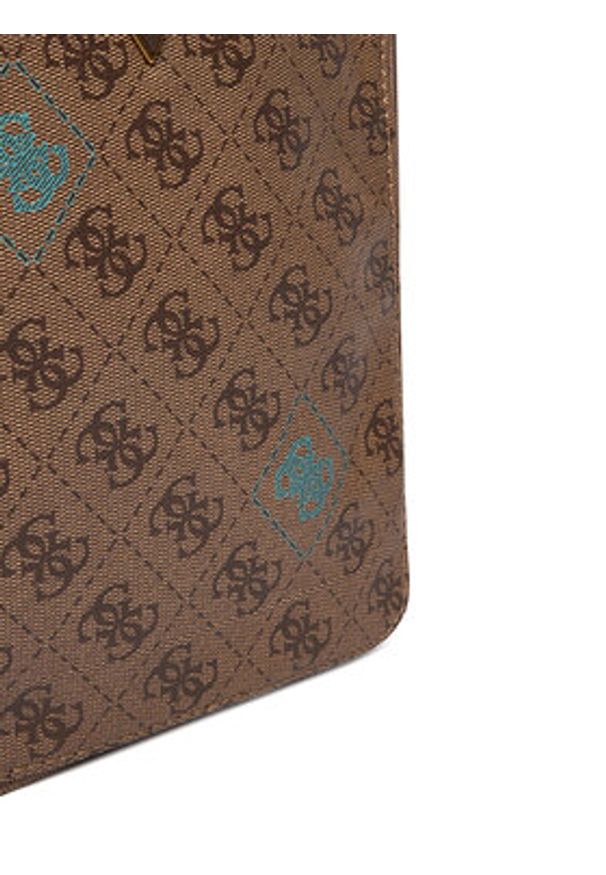 Guess Saszetka HMMICT P5426 Beżowy. Kolor: beżowy. Materiał: skóra