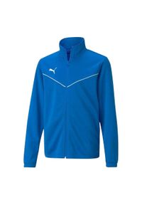 Puma - Dziecięca/niemowlęca Poliestrowa Kurtka Treningowa TeamRISE. Kolor: niebieski. Materiał: poliester
