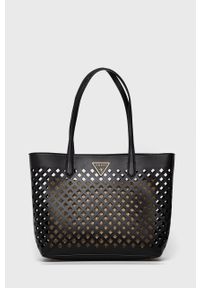 Guess torebka kolor czarny. Kolor: czarny. Rodzaj torebki: na ramię #3