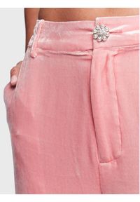 Custommade Spodnie materiałowe Pamela 999365534 Różowy Wide Leg. Kolor: różowy. Materiał: materiał, wiskoza #4