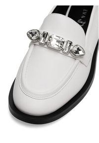 Eva Minge Loafersy WGA3289-1Z Biały. Kolor: biały. Materiał: skóra #6