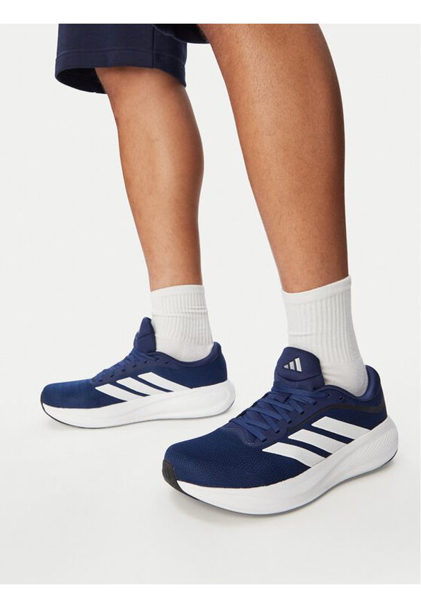 Adidas - adidas Buty do biegania Response Runner 2 Shoes KJ1735 Granatowy. Kolor: niebieski. Materiał: materiał