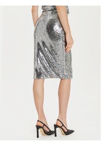 Artigli - ARTIGLI Spódnica ACGO000516 Srebrny Regular Fit. Kolor: srebrny. Materiał: syntetyk