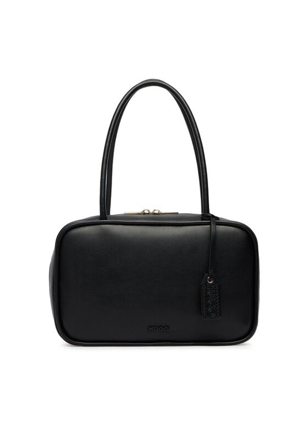 Hugo - HUGO Torebka Jodi 50562944 Czarny. Kolor: czarny. Materiał: skórzane