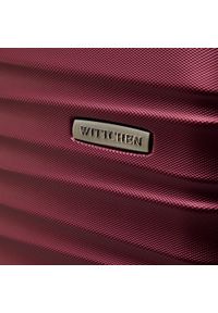 Wittchen - Zestaw walizek z ABS-u z żebrowaniem bordowy. Kolor: czerwony. Materiał: guma #5