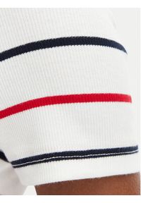 Tommy Jeans Polo DW0DW22327 Biały Slim Fit. Typ kołnierza: polo. Kolor: biały. Materiał: bawełna #3