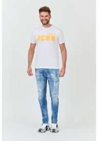 DSQUARED2 Biały t-shirt Icon Blur Cool Fit Tee. Kolor: biały #6