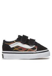 Vans Tenisówki Td Old Skool V VN0A38JNBML1 Czarny. Kolor: czarny