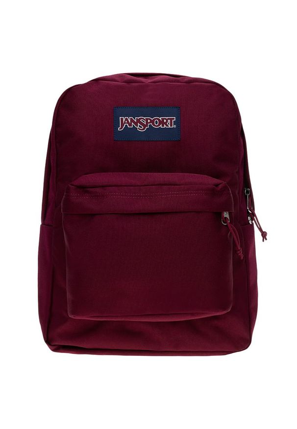 Plecak JanSport SuperBreak One EK0A5BAGN621 - bordowy. Kolor: czerwony. Materiał: poliester. Styl: klasyczny, casual, sportowy