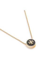 Tory Burch Naszyjnik Kira Enamel Pendant Necklace 90549 Złoty. Materiał: złote. Kolor: złoty