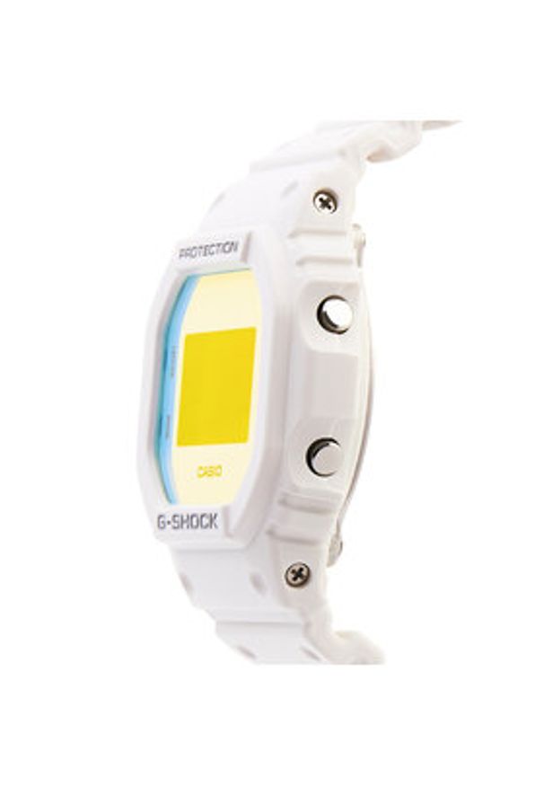 G-Shock Zegarek Beach Time Lapse DW-5600TL-7ER Biały. Kolor: biały