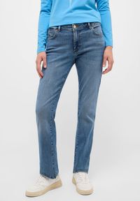 Mustang - Damskie Spodnie Jeansowe MUSTANG Crosby Relaxed Straight Denim Blue 1015294 5000 582