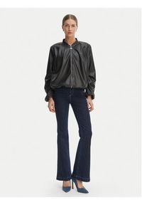 Rinascimento Jeansy CFC0127397003 Granatowy Flare Fit. Kolor: niebieski #4