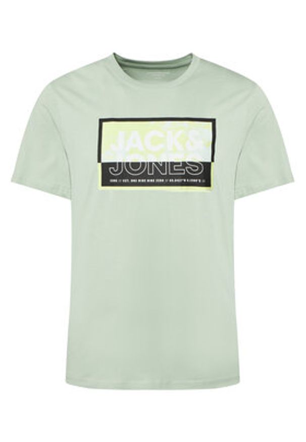 Jack & Jones Komplet 3 t-shirtów Logan 12284754 Kolorowy Regular Fit. Materiał: bawełna. Wzór: kolorowy