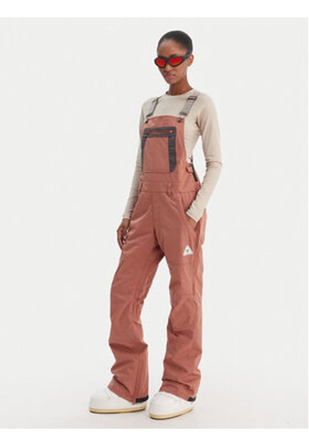 DC Shoes Spodnie snowboardowe Crusade ADJTP03028 Miedziany Regular Fit. Kolor: brązowy. Materiał: syntetyk. Sport: snowboard