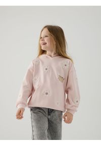 Reserved - Bluza z haftem Pusheen - pastelowy róż. Kolor: różowy. Materiał: bawełna. Wzór: haft