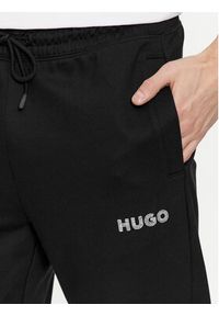 Hugo Spodnie dresowe Drochers 50509965 Czarny Regular Fit. Kolor: czarny. Materiał: bawełna #3