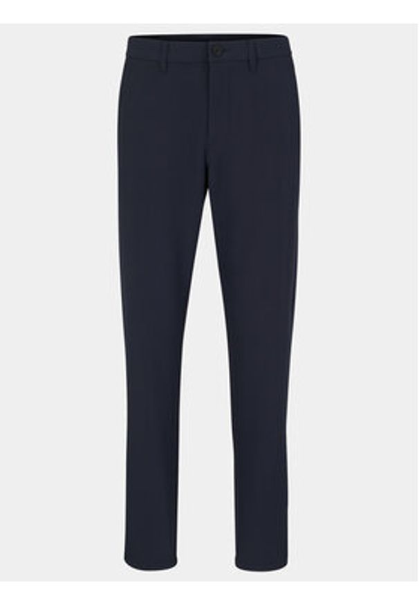 BOSS - Boss Chinosy T_Commuter 50495497 Granatowy Slim Fit. Kolor: niebieski. Materiał: syntetyk