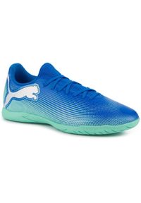 Buty Halowe Halówki Sportowe Piłkarskie Puma Future 7 Play It. Kolor: niebieski. Sport: piłka nożna