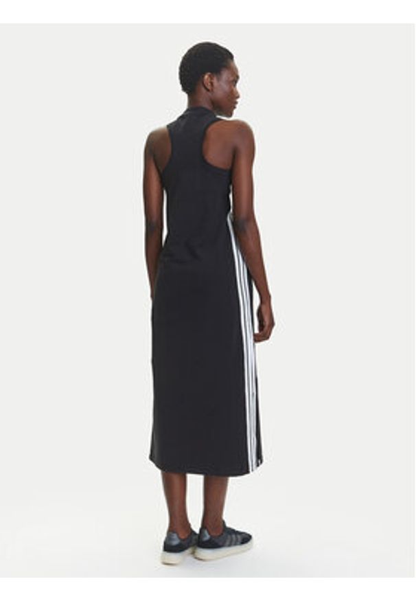 Adidas - adidas Sukienka codzienna Essentials 3-Stripes JE1208 Czarny Regular Fit. Okazja: na co dzień. Kolor: czarny. Materiał: bawełna. Typ sukienki: proste. Styl: casual