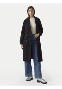 Vero Moda Płaszcz przejściowy Fortuneaya 10289870 Czarny Regular Fit. Kolor: czarny. Materiał: syntetyk
