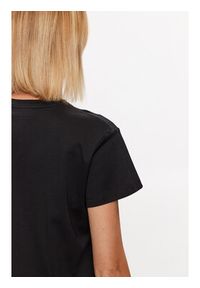 Fabiana Filippi T-Shirt JED273W126 Czarny Regular Fit. Kolor: czarny. Materiał: bawełna #6