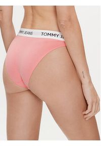 Tommy Jeans Biustonosz top UW0UW05345 Różowy. Kolor: różowy. Materiał: bawełna