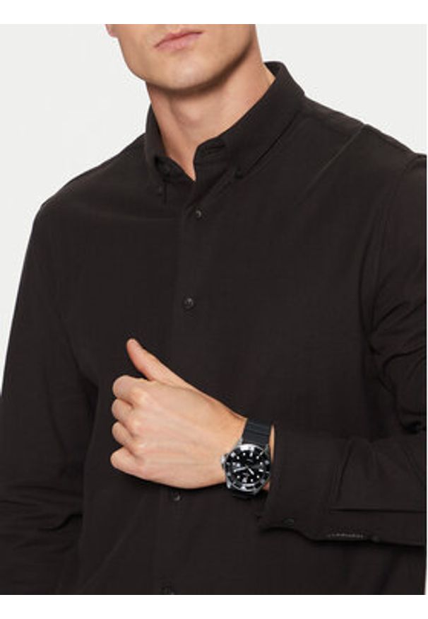 Casio Zegarek Duro Diver MDV-107-1A1VEF Czarny. Kolor: czarny. Materiał: syntetyk