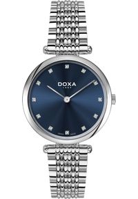 Zegarek Damski DOXA D-Lux 111.13.208.10. Materiał: materiał. Styl: klasyczny, elegancki