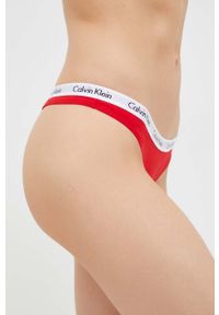 Calvin Klein Underwear stringi kolor czerwony. Kolor: czerwony #3