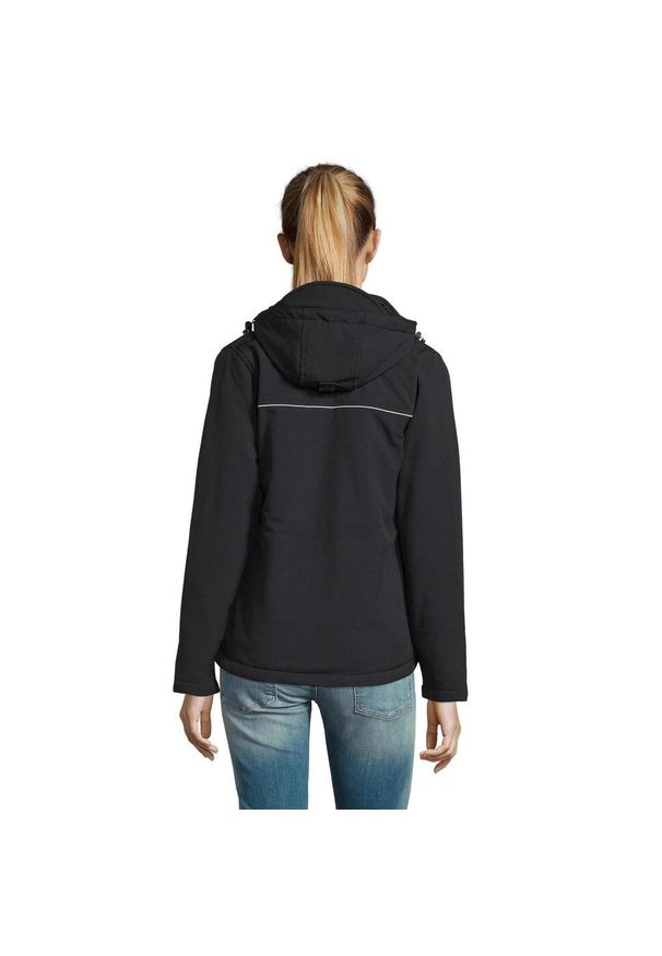 SOL'S - Kurtka Damska Rock Padded Soft Shell. Kolor: czarny. Sport: turystyka piesza