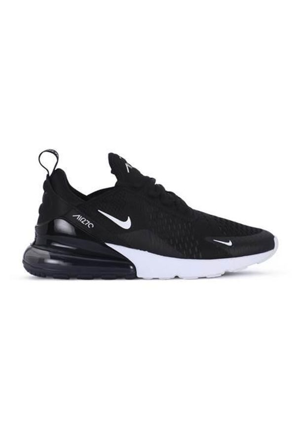 Buty do chodzenia damskie Nike Air Max 270. Zapięcie: sznurówki. Kolor: wielokolorowy, czarny. Materiał: materiał, syntetyk, tkanina. Szerokość cholewki: normalna. Model: Nike Air Max. Sport: turystyka piesza