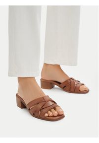 Lasocki Klapki CEO-WI23-POST-05 Brązowy jasny. Kolor: brązowy. Materiał: skóra #3