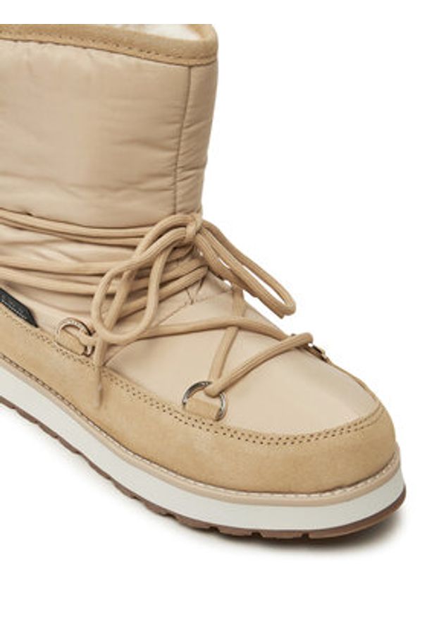 LUHTA - Luhta Śniegowce Luhta Nauttiva Ms 75580 Beżowy. Kolor: beżowy. Materiał: skóra, zamsz