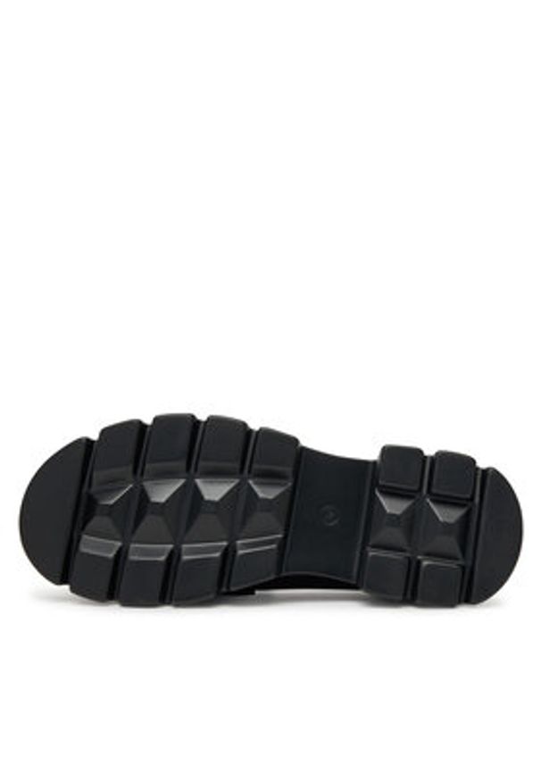 DeeZee Loafersy HXG2052-296A Czarny. Kolor: czarny. Materiał: skóra