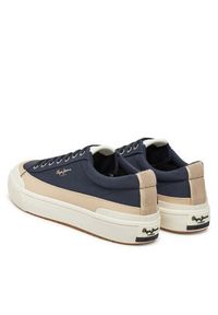 Pepe Jeans Sneakersy PMS31075 Granatowy. Kolor: niebieski. Materiał: materiał #4